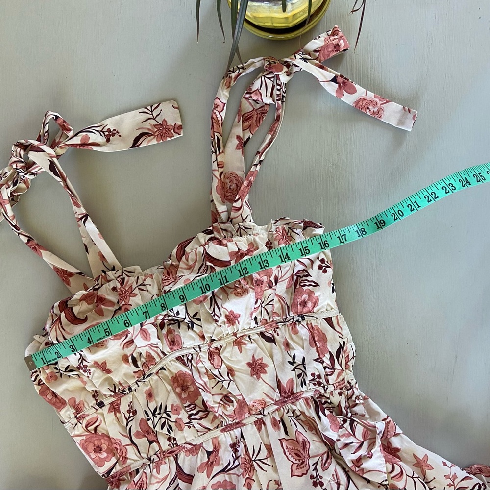 NWT TRUE DECADENCE CREAM FLORAL MAXI DRESS - Picture 8 of 11
